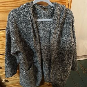 Braciano Black and Gray Knit Sweater